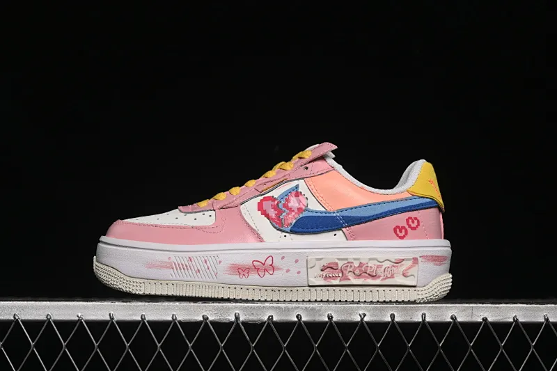All categories Nk Air Force 1 Air Force series Nk Air Force 1 Fontanka Air Force low-top Nike Air Force 1 Fontanka "Pixel Sweetheart" Hand-painted graffiti Pixel Sweetheart Air Force One customized sneakers DV3211-001